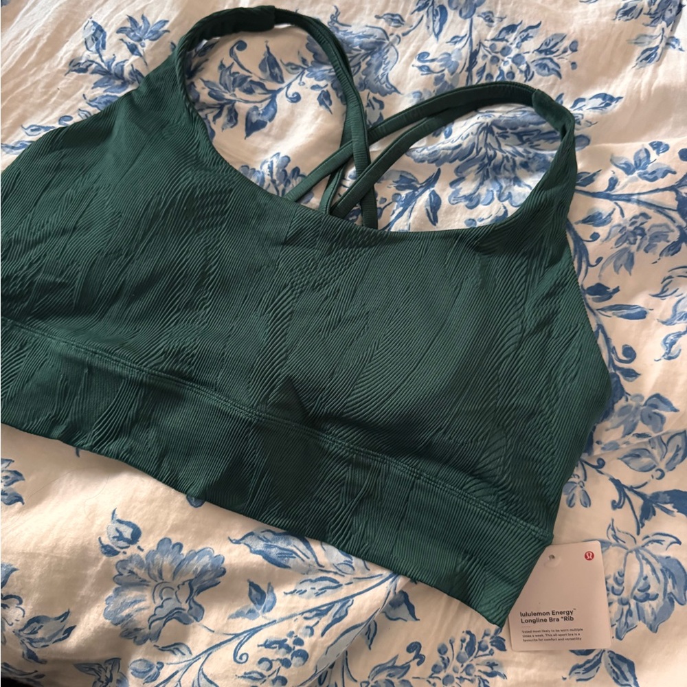 Lululemon Athletica Deep Green Sports Bra